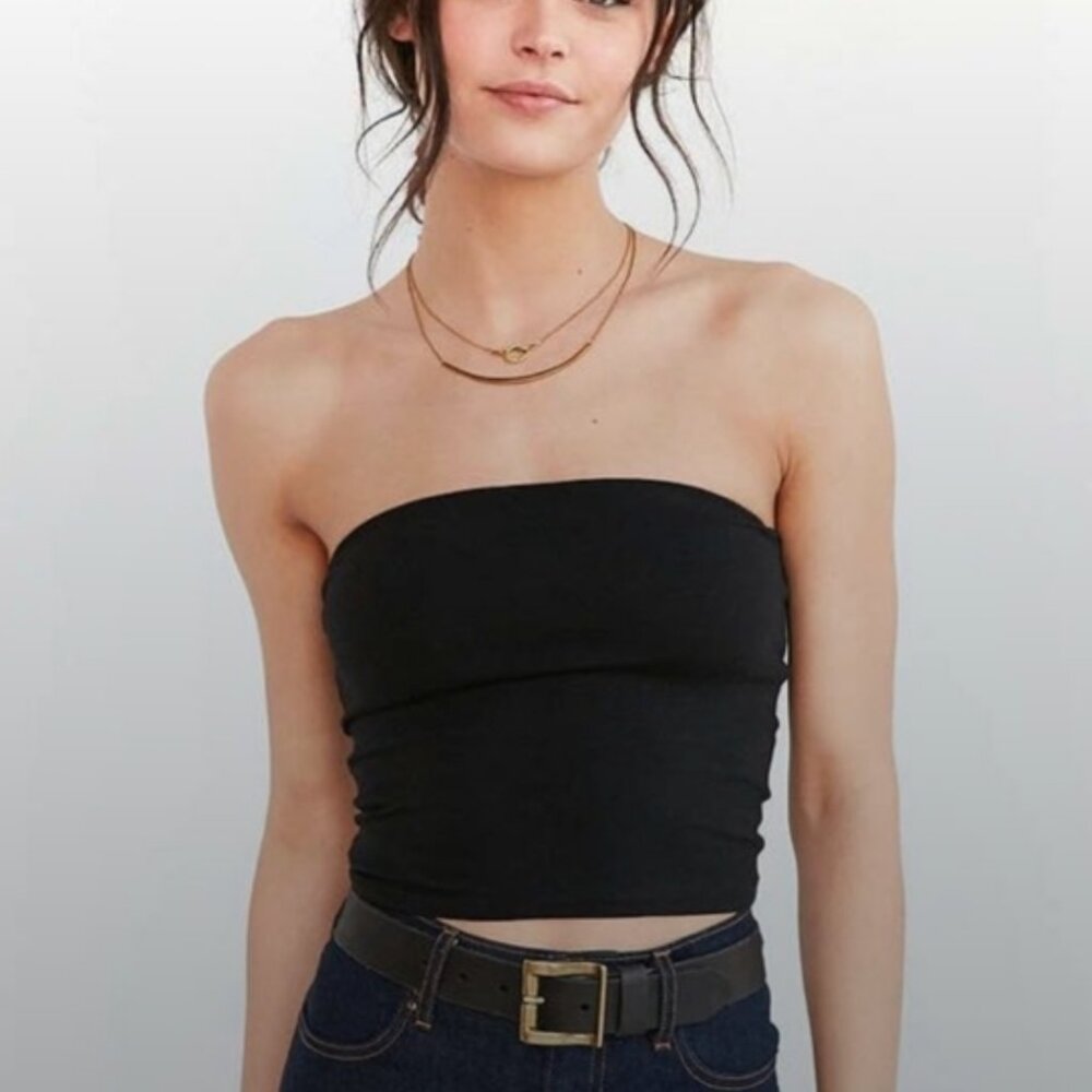Silence + Noise (Urban Outfitters) Black Tube Top